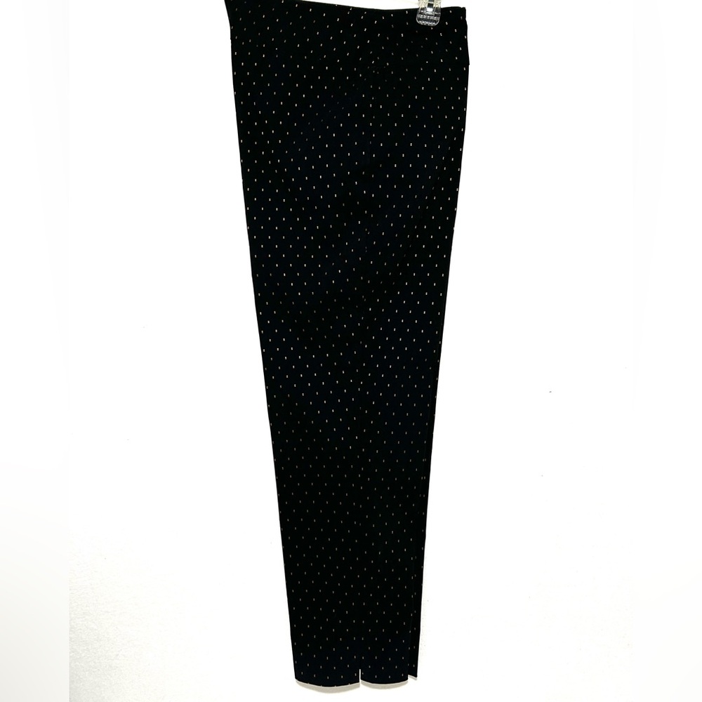 NWT Black and Gold Tummy Control Pants